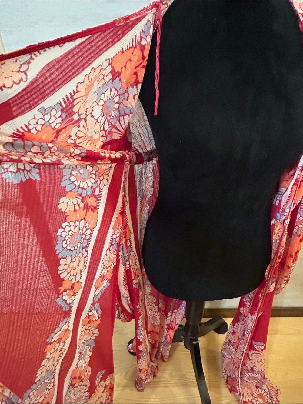 Free People Tilda Wrap Dress in the "Femme Combo" - Picture 16 of 16